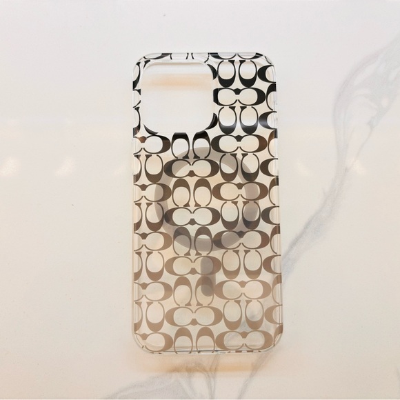 NWOB Coach Protective Case with Magsafe For iPhone 15 Pro Max Clear/Multi New - Picture 4 of 10
